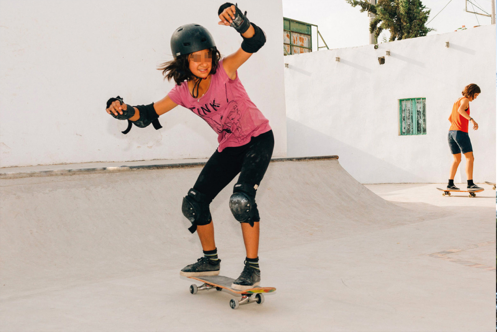 How can skateboarding improve brain functioning and help to regulate emotions?